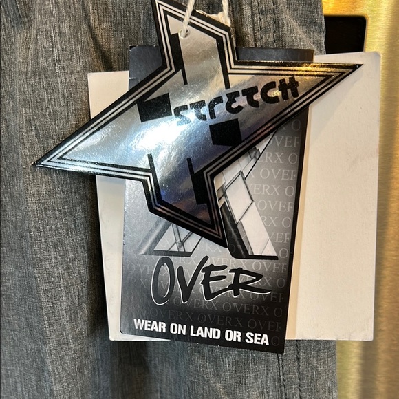 NWT‎ Gray Flat Front Shorts with Textured Fabric - Picture 3 of 5